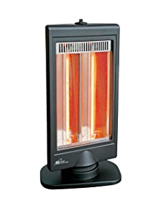 Royalsovereign Royal Sovereign 21" Oscillating Infrared Radiant Tower Heater for Home and Office. 2 Heat Settings 800W/ 400W. Safe and Quiet with 70° oscillating feature Black HIR-55 Medium