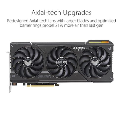 ASUS TUF Gaming GeForce RTX™ 4070 Super OC Edition Gaming Graphics Card (PCIe 4.0, 12GB GDDR6X, DLSS 3, HDMI 2.1a, DisplayPort 1.4a)