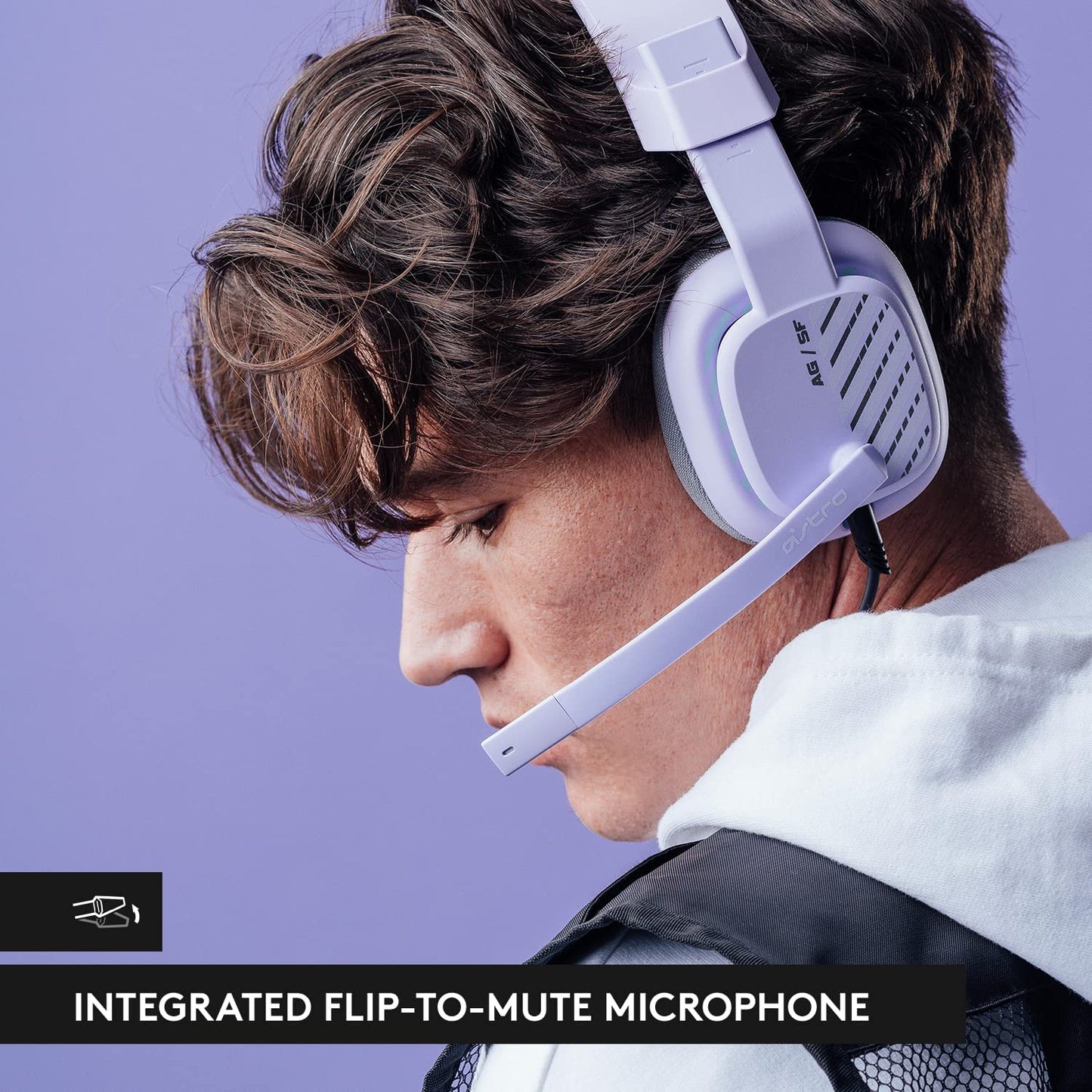 Astro gaming Astro A10 Gaming Headset Gen 2 Wired Headset - Over-Ear Gaming Headphones with flip-to-Mute Microphone, 32 mm Drivers, for Xbox Series X|S, Xbox One, Playstation 5/4, Nintendo Switch, PC, Mac -Lilac Lilac Gen 2 Cross Platform Headset Only