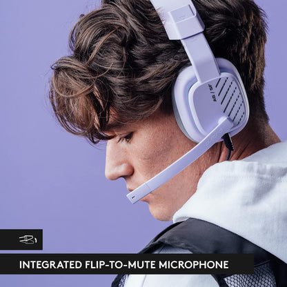 Astro gaming Astro A10 Gaming Headset Gen 2 Wired Headset - Over-Ear Gaming Headphones with flip-to-Mute Microphone, 32 mm Drivers, for Xbox Series X|S, Xbox One, Playstation 5/4, Nintendo Switch, PC, Mac -Lilac Lilac Gen 2 Cross Platform Headset Only