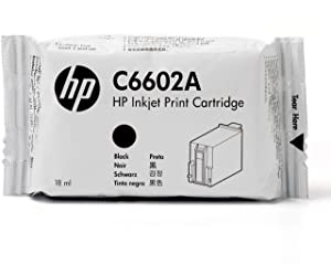 HP Black Reduced Height Original Ink Cartridge (C6602A) 1 Count(Pack of 1),(C6602A)
