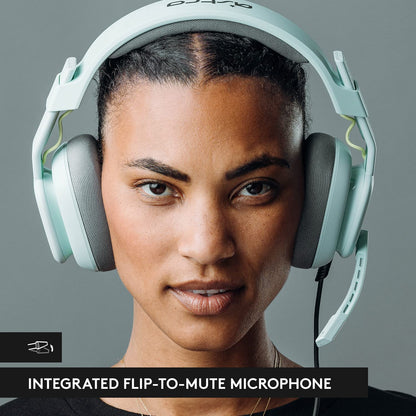 Astro gaming Astro A10 Gaming Headset Gen 2 Wired Headset - Over-Ear Gaming Headphones with flip-to-Mute Microphone, 32 mm Drivers, for Xbox Series X|S, Xbox One, Playstation 5/4, Nintendo Switch, PC, Mac - Mint Mint Gen 2 Cross Platform Headset Only