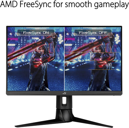 ASUS ROG Strix 23.8” 1080P HDR Gaming Monitor (XG249CM) - Full HD, IPS, 270Hz, 1ms, Extreme Low Motion Blur Sync, FreeSync Premium, 105% sRGB, Eye Care, USB-C, DisplayPort, HDMI, Height Adjustable