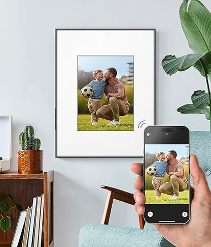 Aluratek 13.3" WiFi ePaper Digital Photo Frame w/Built-in Battery