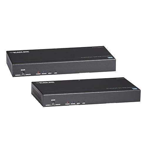 Black Box Network Services Extend 4k Displayport Audio and Video USB Rs-232 and Power Up to 330
