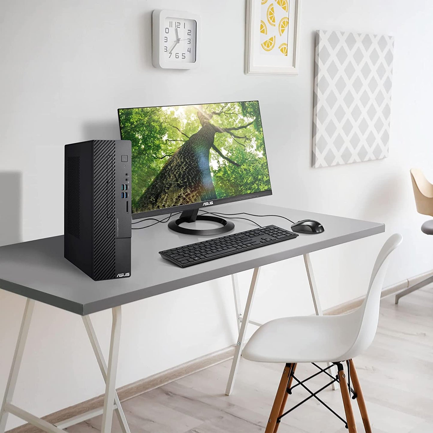 ASUS ExpertCenter D500SC Small Form Factor Desktop PC, Intel Core i5-11400, 8GB DDR4 RAM, 512GB PCIe SSD, TPM, Windows 11 Professional, Black, D500SC-XH503 Intel Core i5-11400 8 GB 512 GB Windows 11 Pro