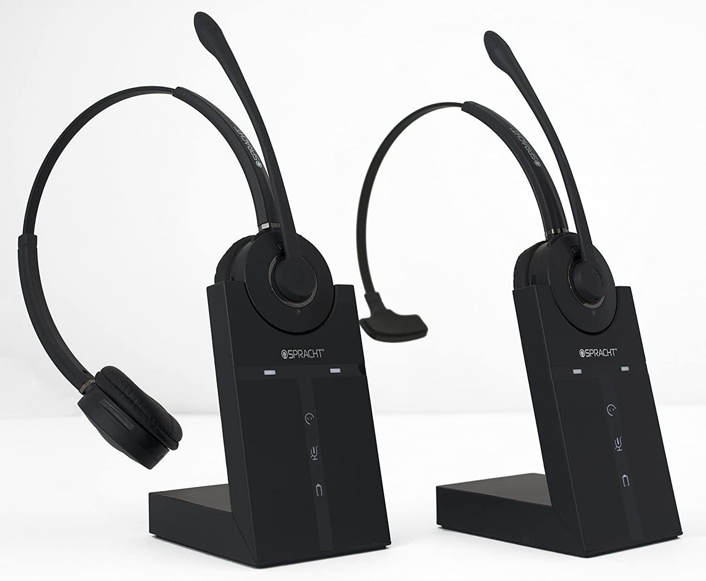 Spracht HS-2019 Zum Maestro DECT Stereo Dual Ear Wireless Headset for Desktop Phones