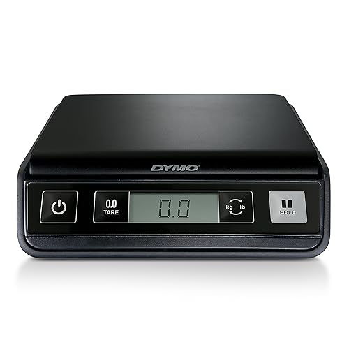 Dymo Pelouze Digital Postal Scale - 5 lb / 2.20 kg Maximum Weight Capacity - Black, Silver