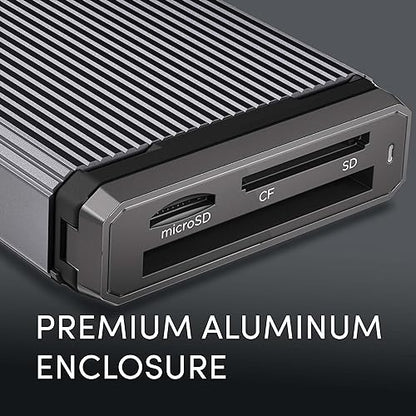 SanDisk Professional PRO-Reader Multi-Card - Multi-Slot High Performance Card Reader, USB-C 3.2 Gen 1 - SDPR3A8-0000-GBAND