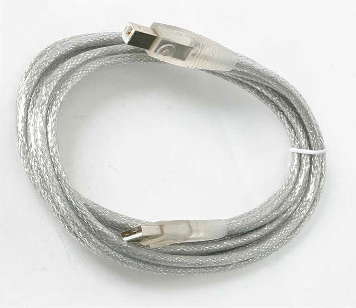 StarTech.com 10 ft Transparent USB 2.0 Cable - A to B - USB cable - USB (M) to USB Type B (M) - USB 2.0 - 10 ft - molded - transparent - USB2HAB10T Transparent 10 ft / 3m