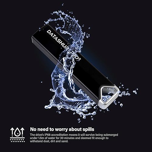 iStorage datAshur PRO2 - Secure Encrypted Flash Drive (32GB) Black 32GB