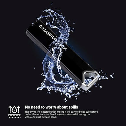 iStorage datAshur PRO2 - Secure Encrypted Flash Drive (32GB) Black 32GB