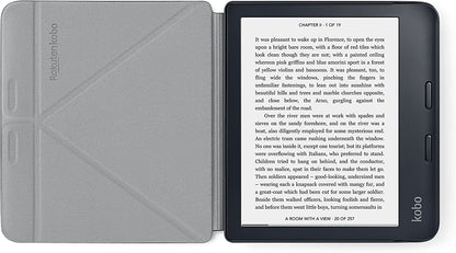 Kobo Libra 2 SleepCover Case | Lavender | Sleep/Wake Technology | Built-in 2-Way Stand | Vegan Leather | Compatible with 7” Kobo Libra 2 eReader Lavendar