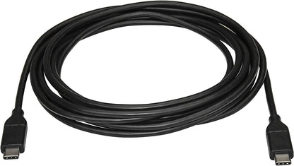 StarTech.com USB C to USB C Cable - 3m / 10 ft - USB Cable Male to Male - USB-C Cable - USB-C Charge Cable - USB Type C Cable - USB 2.0 (USB2CC3M), Black 10 ft/ 3 m Standard