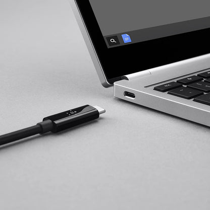 Belkin Thunderbolt 3 Usb Type-C Cable - Featuring Usb-C To Usb-C End Connections On 3 Foot/1 Meter Long Thunderbolt 3 Cable - 20 Gbps Data Transfer Speed - Usb 3.1 Compatible 10GB/s (F2CD081bt1M-BLK) 3 ft/ 20 Gbps