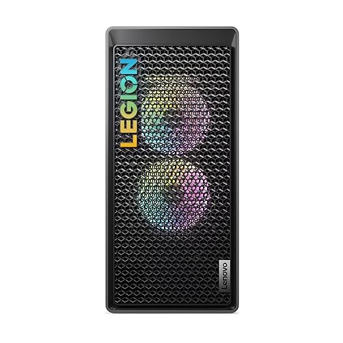 Lenovo Legion T5 Tower Gaming Desktop Computer - AMD Ryzen 5 7600 6-Core up to 5.10 GHz Processor, 32GB DDR5 RAM, 512GB NVMe SSD + 20TB HDD, GeForce RTX 4070 12GB GDDR6X, Windows 11 Home