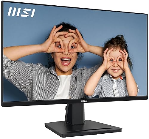 MSI PRO MP251 24.5-inch IPS 1920 x 1080 (FHD) Computer Monitor, 100Hz, Adaptive-Synch, HDMI, VGA Port, VESA Mountable, Tilt, Speaker, 1ms, Black