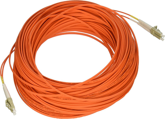 Tripp Lite Duplex Multimode 62.5/125 Fiber Patch Cable (LC/LC), 46M (150-ft.)(N320-46M) , Orange 150.9 ft / 46M