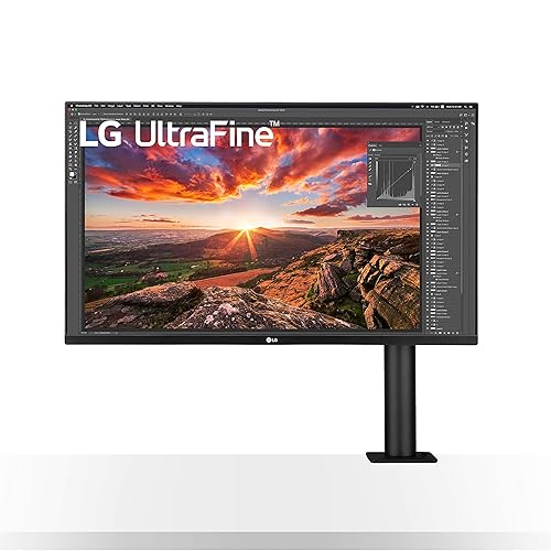 LG 32UN880-B 31.5 inch Ultrafine Display Ergo UHD 4K IPS Display with HDR 10 Compatibility and USB Type-C Connectivity, Black 32; 4K UHD