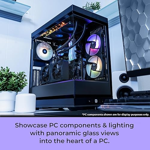 iBUYPOWER Y40 PRO Black Gaming PC Desktop Computer AMD Ryzen 9 9900X CPU, AMD Radeon RX 9070 16GB GPU, 32GB DDR5 RGB 5200MHz RAM, 2TB NVMe SSD, Windows 11 Home, Gamer Keyboard and Mouse - Y40BA9R9701