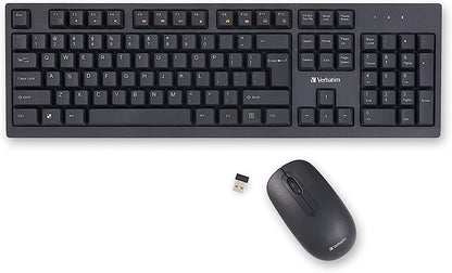 Verbatim USB Wireless Keyboard and Mouse Combo Wireless Keyboard &amp; Mouse