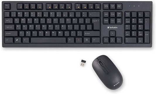 Verbatim USB Wireless Keyboard and Mouse Combo Wireless Keyboard &amp; Mouse
