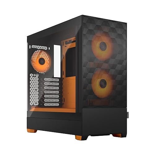 Fractal Design Pop Air RGB Orange Core Tempered Glass Clear Tint (FD-C-POR1A-05)