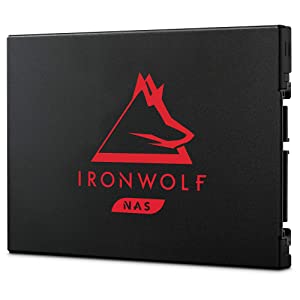 Seagate IronWolf 125 SSD 1TB NAS Internal Solid State Drive - 2.5 Inch SATA 6Gb/s speeds of up to 560MB/s with Rescue Service (ZA1000NM1A002) 1TB SATA SSD Hard Drive