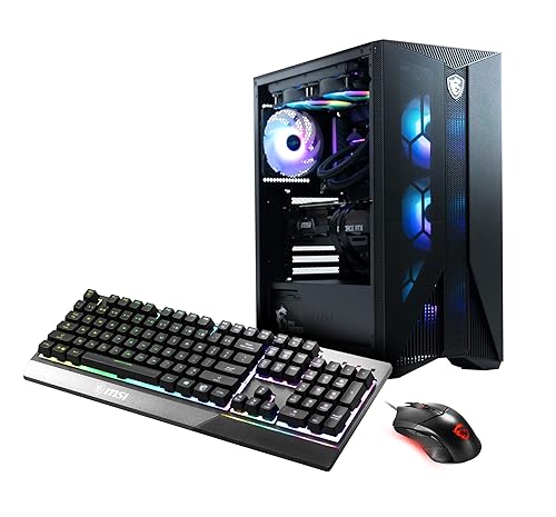 MSI Aegis RS Gaming Desktop: Intel Core i7-14700KF, Geforce RTX 4070 Ti Super, 32GB DDR5, 2TB m.2 NVMe SSD, Liquid Cooling, WiFi, Keyboard & Mouse, DIY Friendly, Windows 11 Home: 14NUF7-673US 32GB RAM I 2TB SSD
