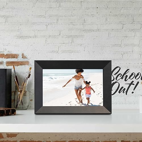 Aluratek 8" WiFi Touchscreen Digital Photo Frame with 8GB Internal Memory (ASHDPWM8S)
