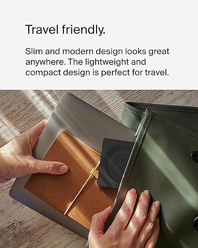 Belkin 2-in-1 Wireless Charging Pad with MagSafe 15W, Fast Charging iPhone Charger - Wireless Charging Station for iPhone 16, 15, 14, and 13 Series, AirPods, and Other MagSafe Enabled Devices - Black Black 2 in 1 Pad