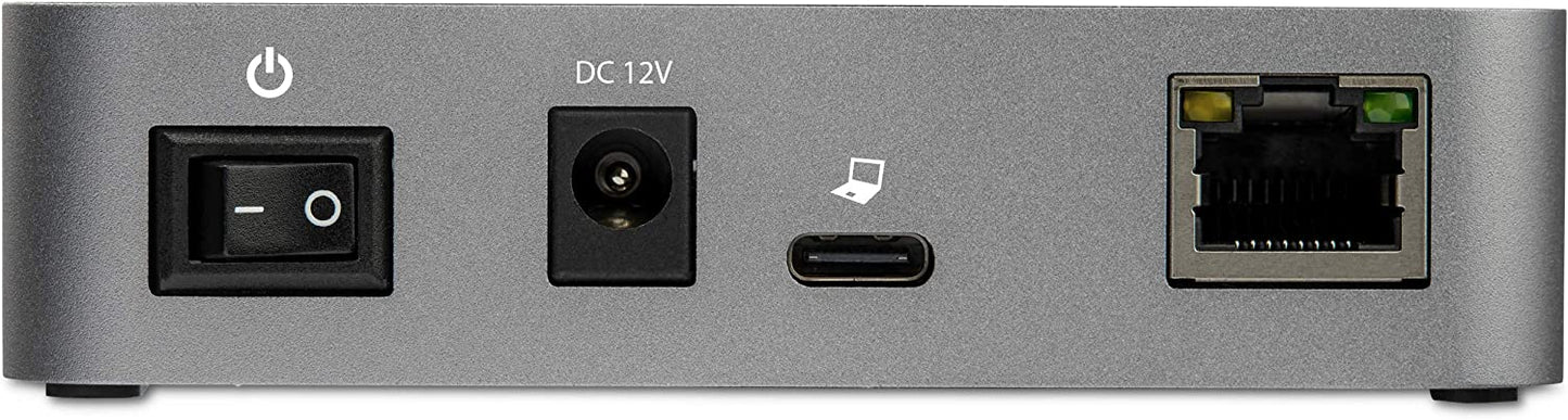 StarTech.com 3 Port USB C 3.1 Gen 2 Hub with Ethernet Adapter - 10Gbps USB Type C to 2X USB-A &amp; 1x USB-C Ports - USB Hub w/BC 1.2 Phone Fast Charging - Superspeed 10Gbps USB C Hub (HB31C2A1CGS) 3 Port |2x USB-A &amp; 1x USB-C