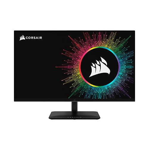 Corsair XENEON 32UHD144-A Gaming Monitor - 32-Inch, IPS UHD (3840 x 2160), AMD FreeSync Premium Adaptive Sync, 144Hz Refresh Rate, 1ms, DisplayHDR600, HDMI 2.1, DisplayPort 1.4, USB-C 3.1 - Black
