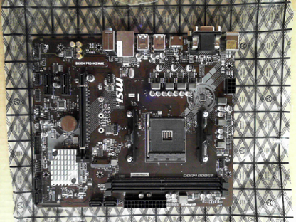 OPEN BOX - MSI ProSeries AMD Ryzen 1st and 2ND Gen AM4 M.2 USB 3 DDR4 D-Sub DVI HDMI Micro-ATX Motherboard (B450M PRO-M2 Max) (B450MPM2MAX) Micro-ATX B450M PRO-M2 MAX