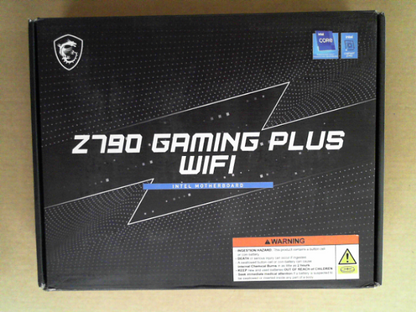 OPEN BOX - Msi 279809 Mb Z790 Gaming Plus Wifi Z790 Lga1700 Max192gb Ddr5 Pcie Atx Retail