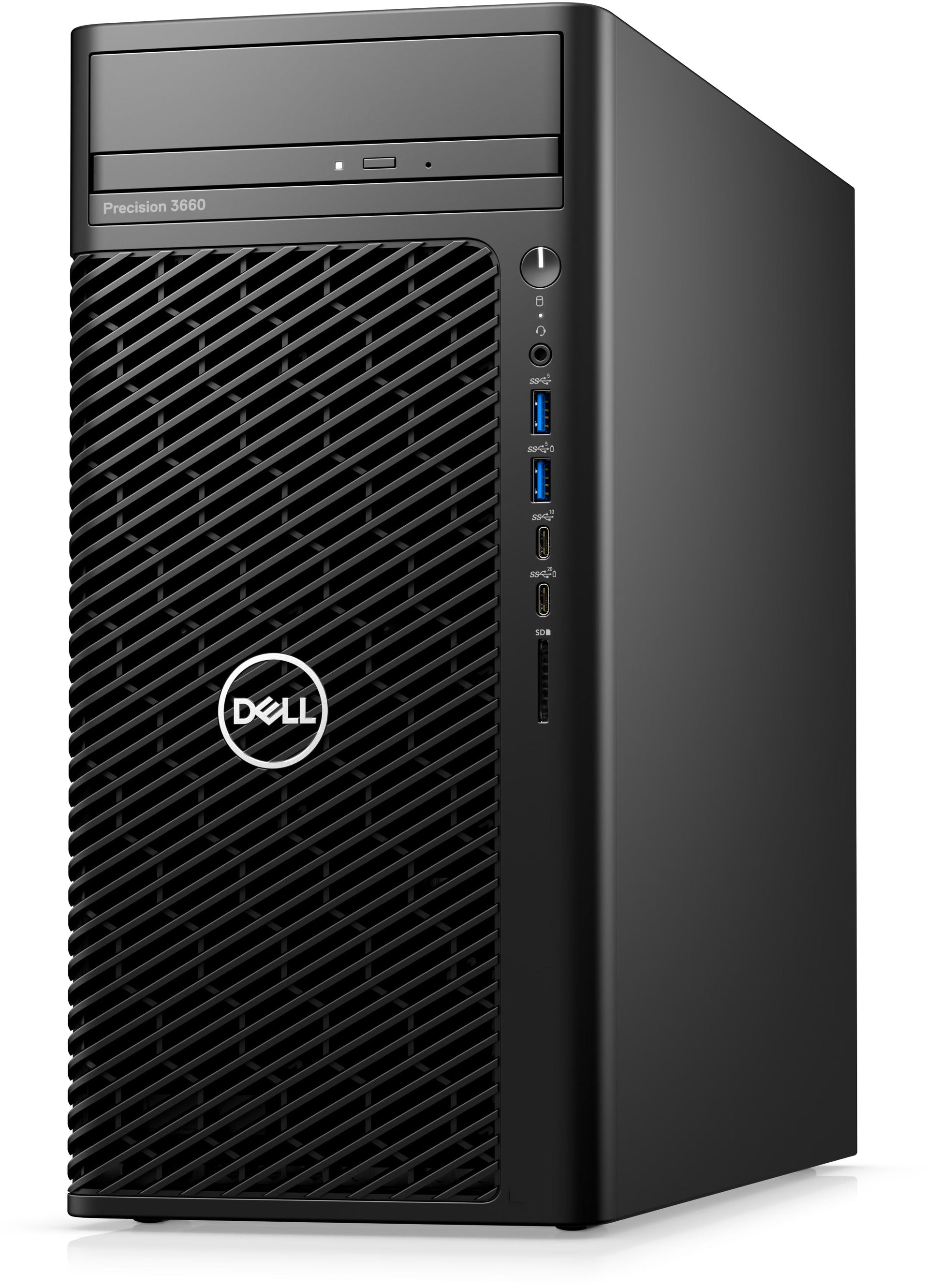 DELL Desktop PC Precision 3660 Tower Intel Core i7 13700 16-Core 5.2GHz 2.1 GHz 16GB DDR5 512 GB SSD AMD Radeon Pro W6400 4GB Windows 11 Pro