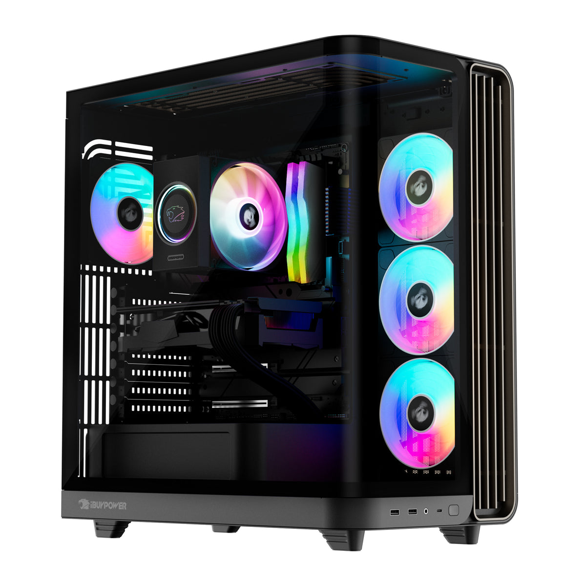 iBUYPOWER Gaming Desktop PC TBI7N5701 Intel Core Ultra 7 265F 32GB DDR5 2TB NVMe SSD GeForce RTX 5070 Windows 11 Home