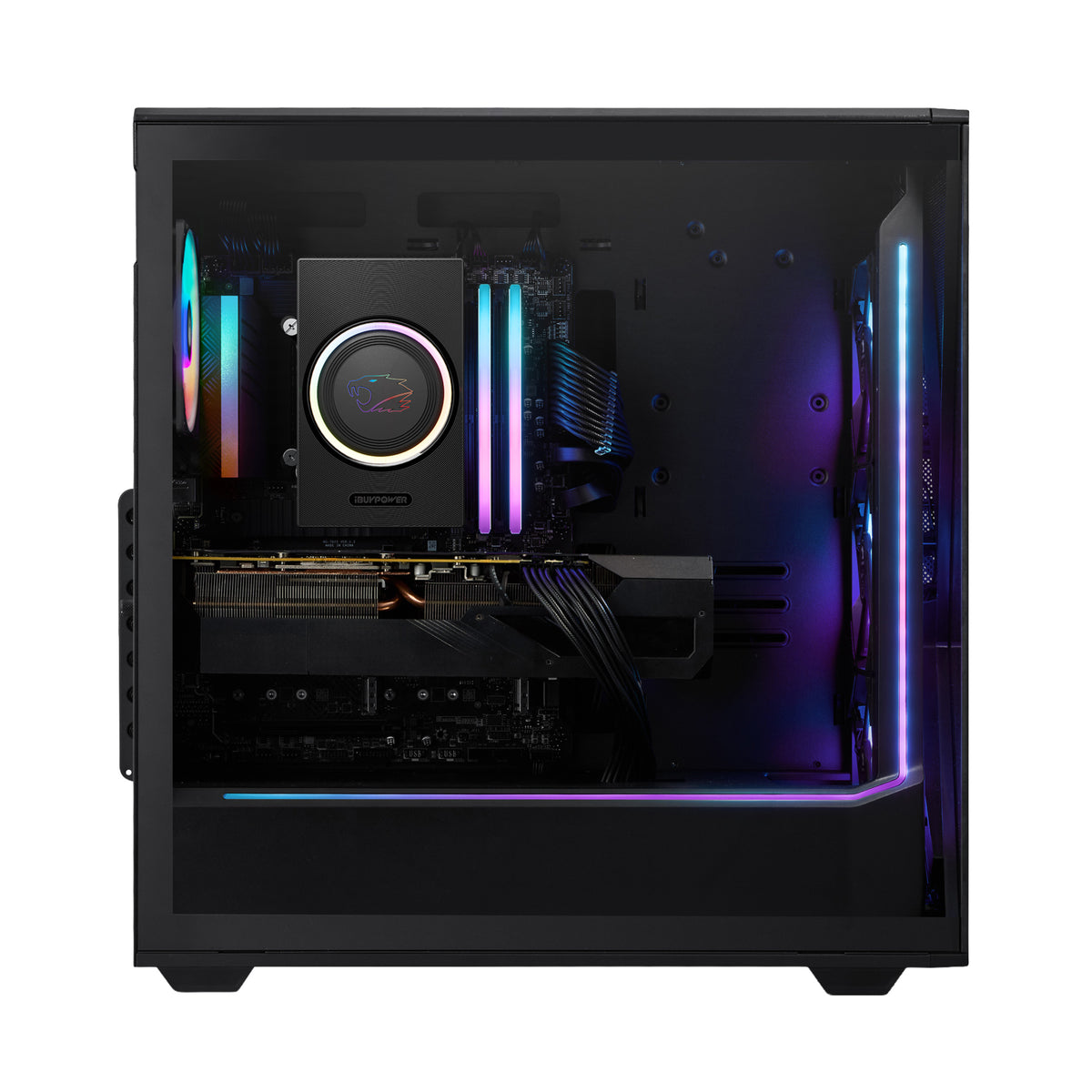 iBUYPOWER Gaming Desktop PC SBI7N56T04 Intel Core Ultra 7 265F 32GB DDR5 2TB NVMe SSD GeForce RTX 5060 Ti Windows 11 Home