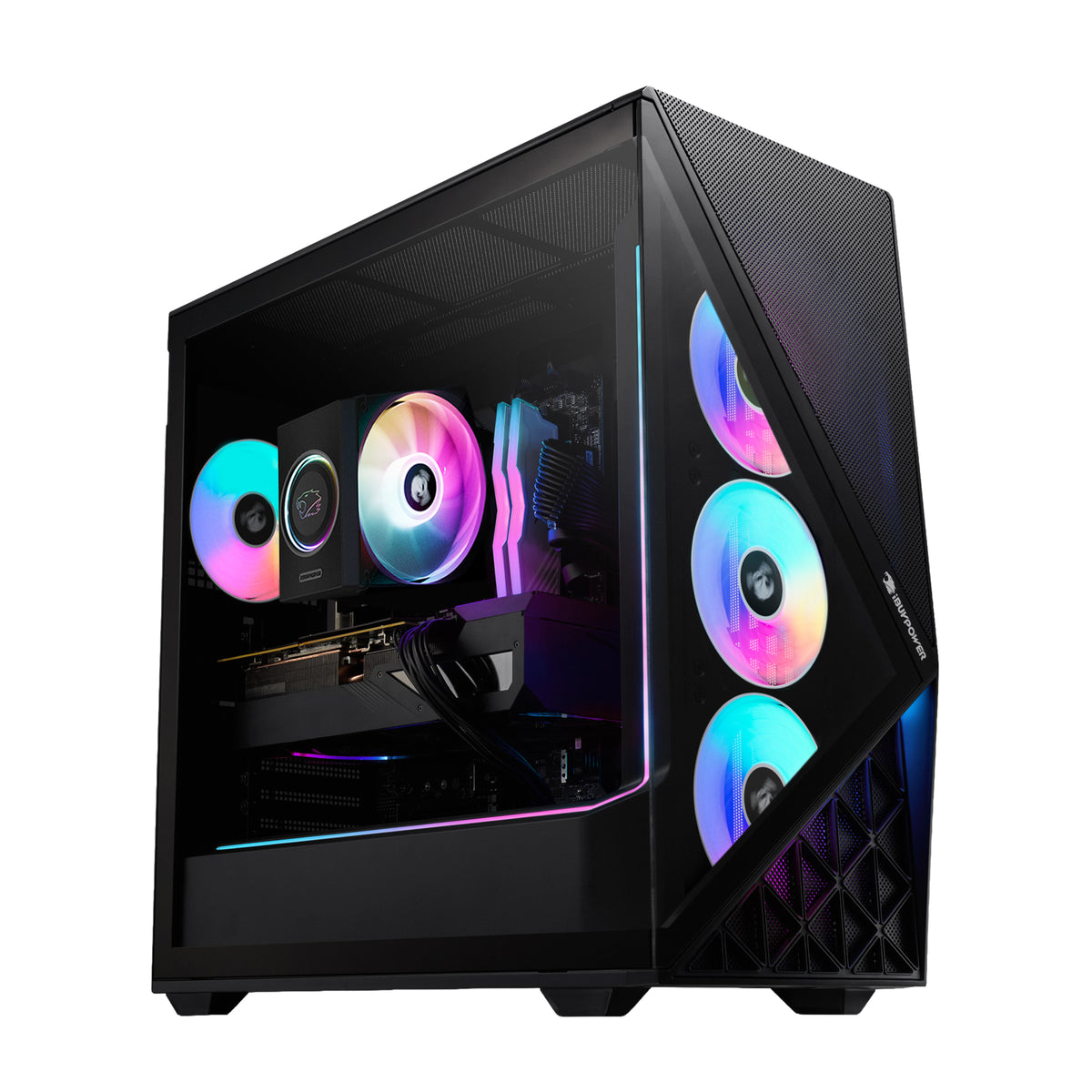 iBUYPOWER Gaming Desktop PC SBI7N56T04 Intel Core Ultra 7 265F 32GB DDR5 2TB NVMe SSD GeForce RTX 5060 Ti Windows 11 Home