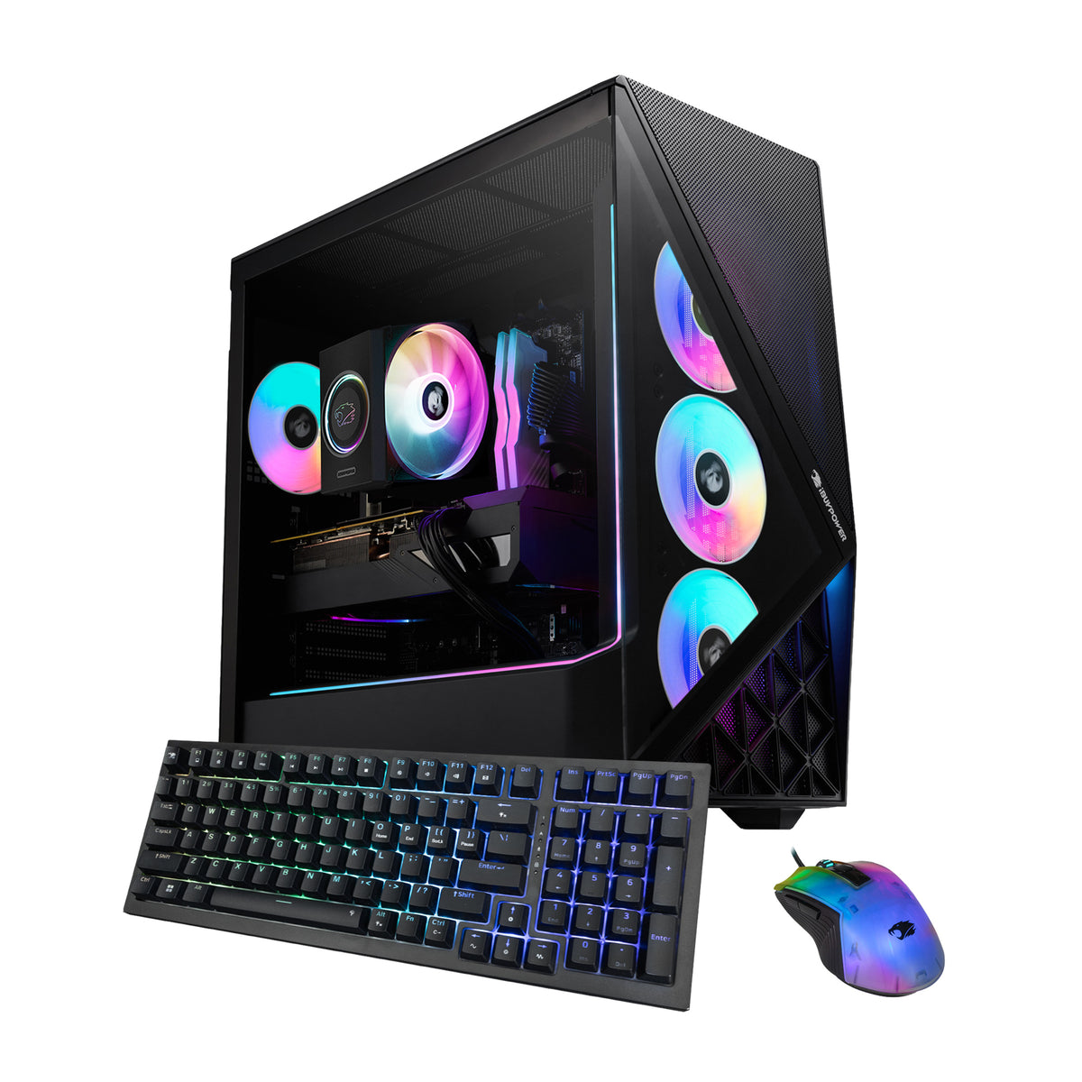 iBUYPOWER Gaming Desktop PC SBI9N5702 Intel Core Ultra 9 285 32GB DDR5 2TB NVMe SSD GeForce RTX 5070 Windows 11 Home