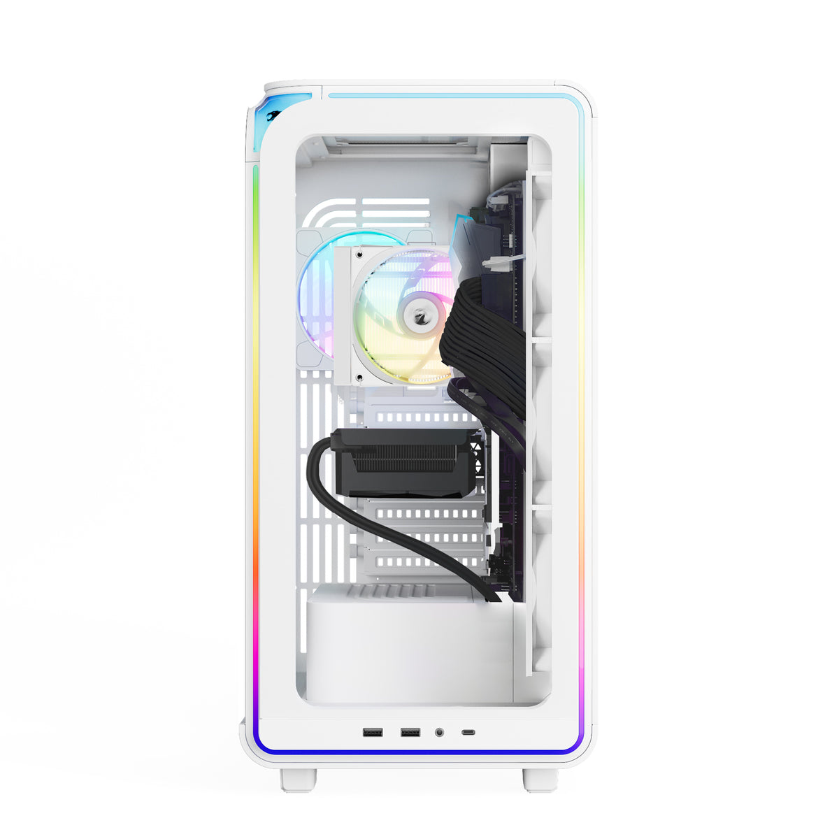 iBUYPOWER Gaming Desktop PC EXWA7N5601 AMD Ryzen 7 8700F 16GB DDR5 1TB NVMe SSD GeForce RTX 5060 Windows 11 Home