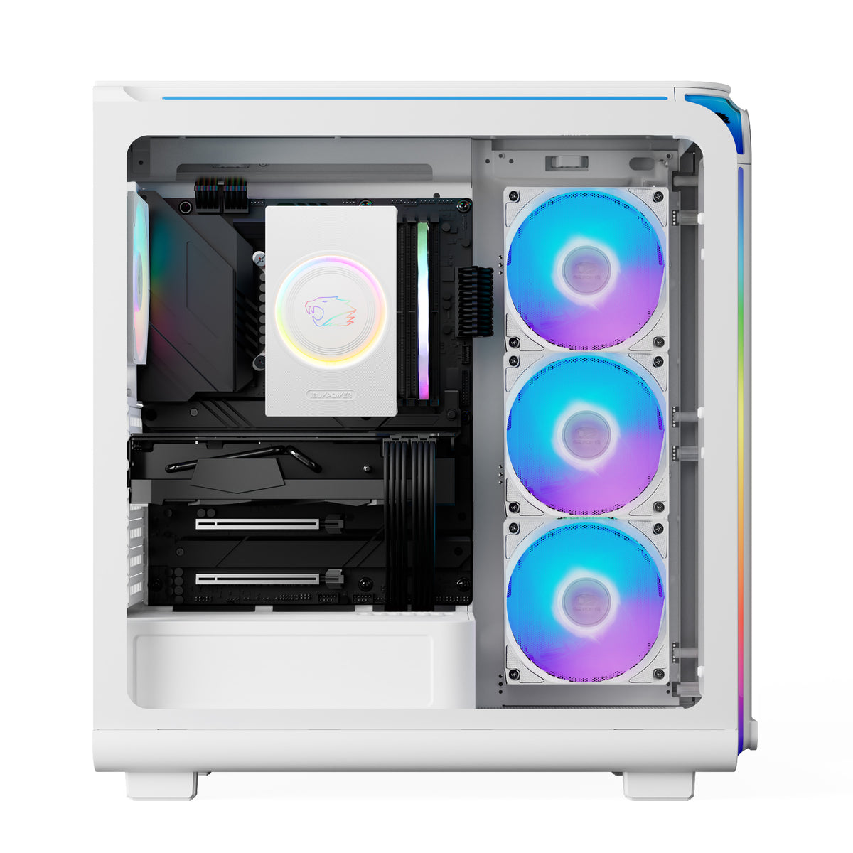 iBUYPOWER Gaming Desktop PC EXWA7N5601 AMD Ryzen 7 8700F 16GB DDR5 1TB NVMe SSD GeForce RTX 5060 Windows 11 Home