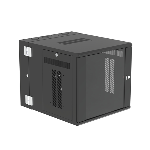 Panduit Wall Mount Cabinet, 12ru, 30" Depth, Windowed Door, Black