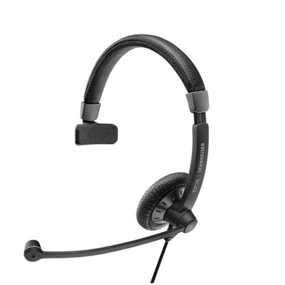 EPOS | SENNHEISER EPOS IMPACT SC 45 USB MS Headset - Mono - Mini-phone (3.5mm), USB Type A, Easy Disconnect - Wired - On-ear - Monaural - Noise Cancelling, Uni-directional, Condenser, Electret Microphone - Black