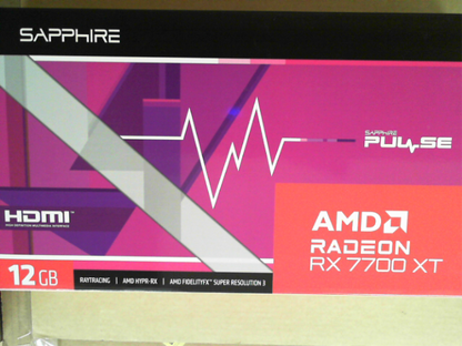 OPEN BOX - SAPPHIRE PULSE Radeon RX 7700 XT 12GB GDDR6 PCI Express 4.0 x16 Video Card 11335-04-20G