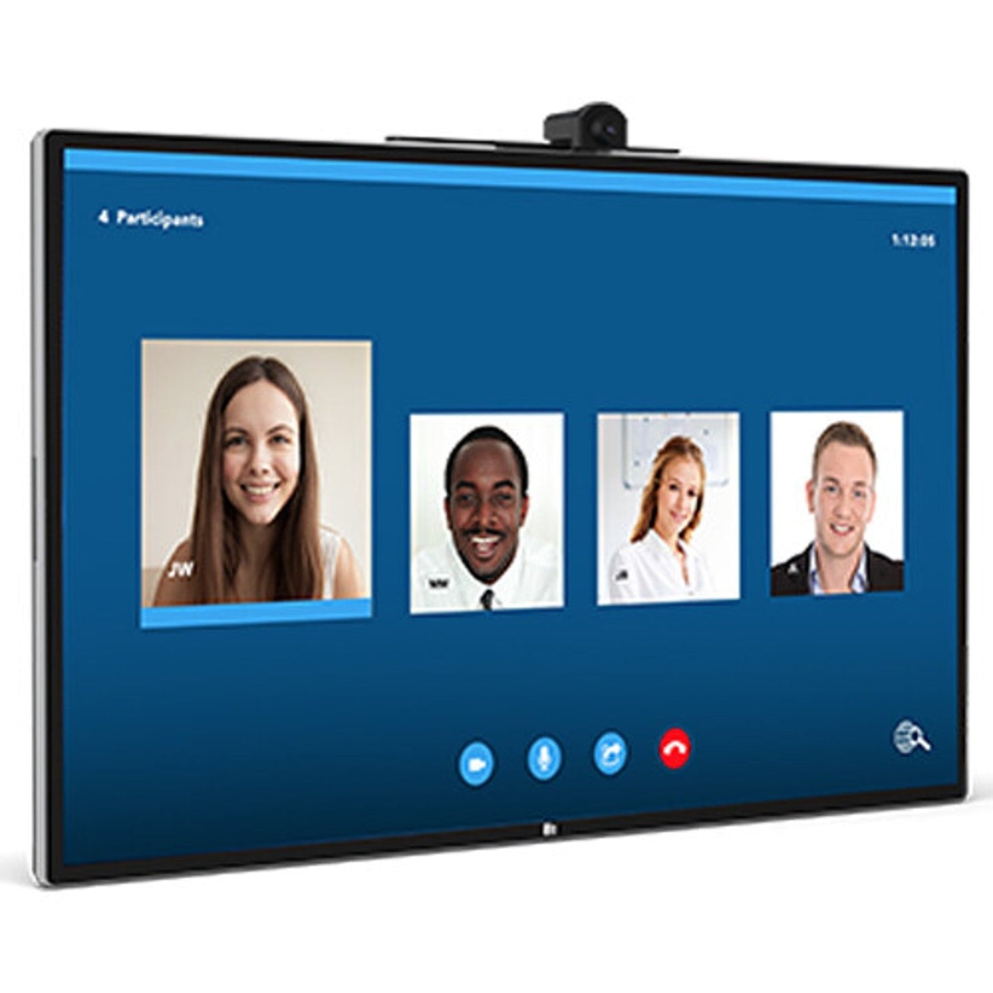 Elo 5553L - 55" 4K Touchscreen Signage with Anti-Glare Glass - 40 Touch, 3840 x 2160, Black 55-inch (4K) Anti-Glare Glass