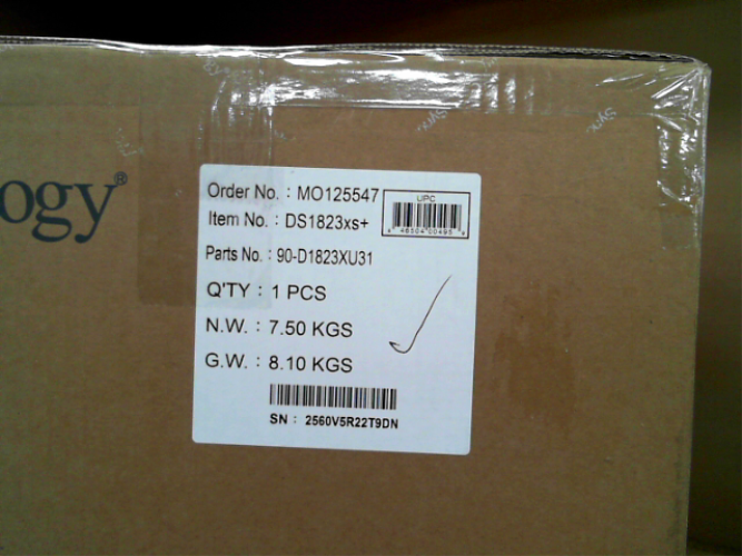 OPEN BOX - Synology 8-Bay DiskStation DS1823xs+ (Diskless)