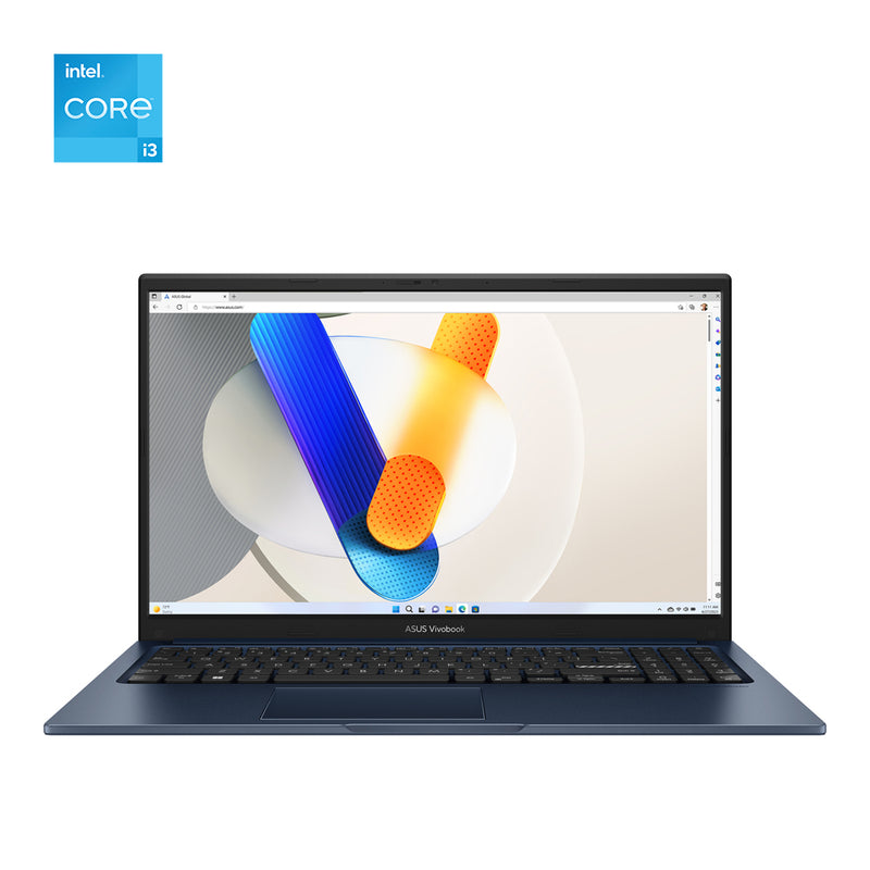 ASUS Vivobook 15 15.6 FHD Laptop, Intel Core i3-1315U, 8GB RAM, 512GB SSD, Windows 11 Home, Quiet Blue