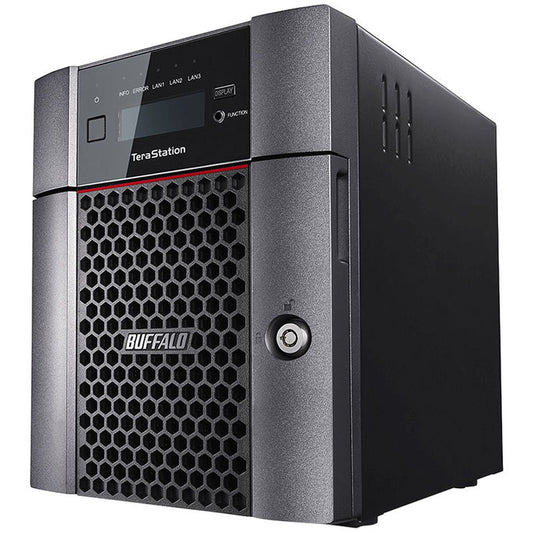 Buffalo TeraStation 5220DN Windows Server IoT 2019 Standard 8TB 2 Bay Desktop (2x2TB) NAS Hard Drives Included RAID iSCSI - Intel Atom C3338 Dual-core (2 Core) 1.50 GHz - 2 x HDD Supported - 8 TB Supported HDD Capacity