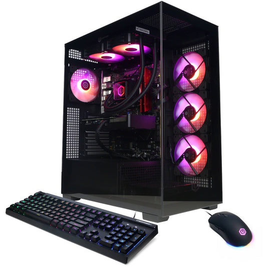 Cyberpower PC Gamer Supreme SLCAI7200CPG Gaming Desktop Computer - AMD Ryzen 7 9700X - 32 GB - 2 TB SSD - Mid-tower - Black - SLCAI7200CPG